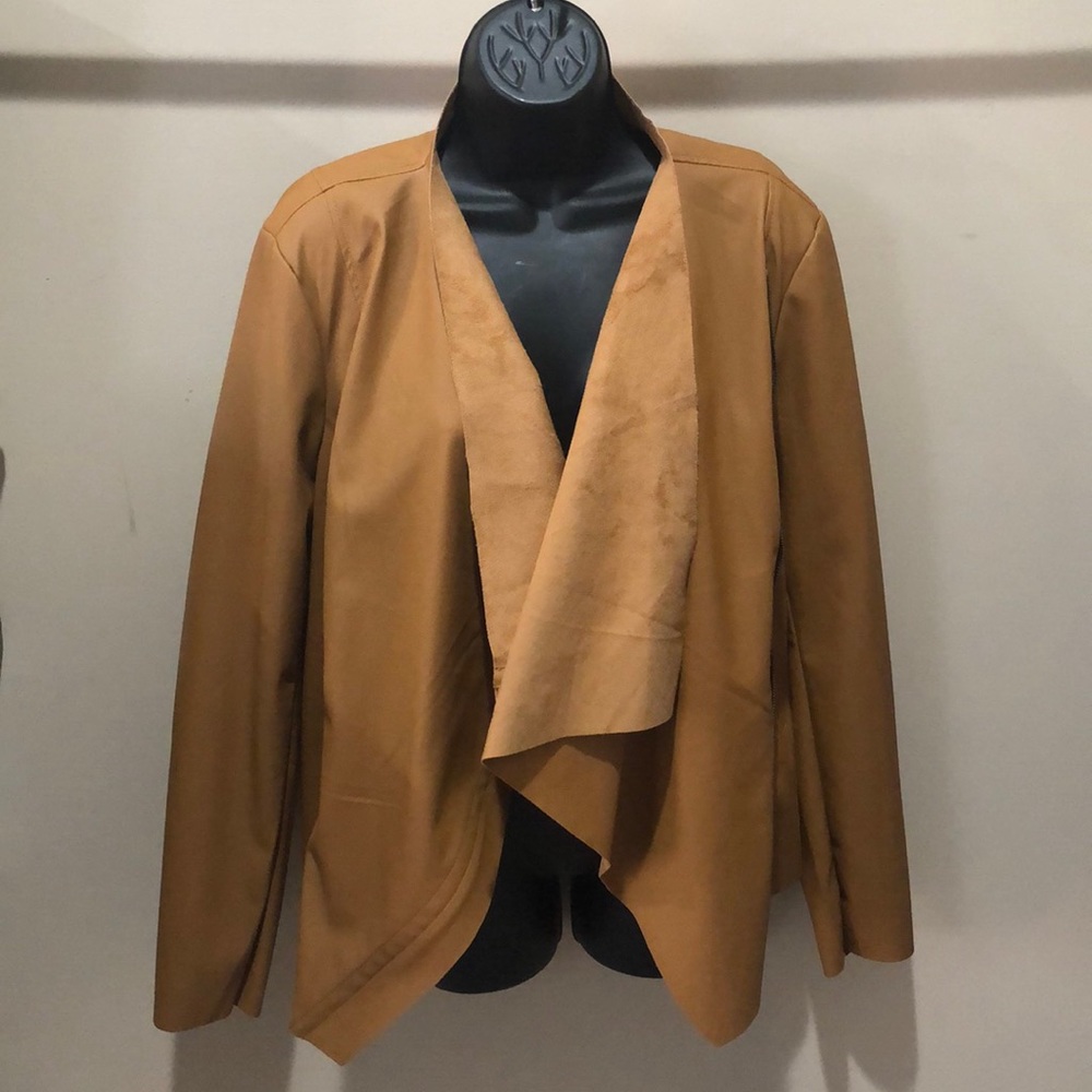 Zip up Drape Jacket
